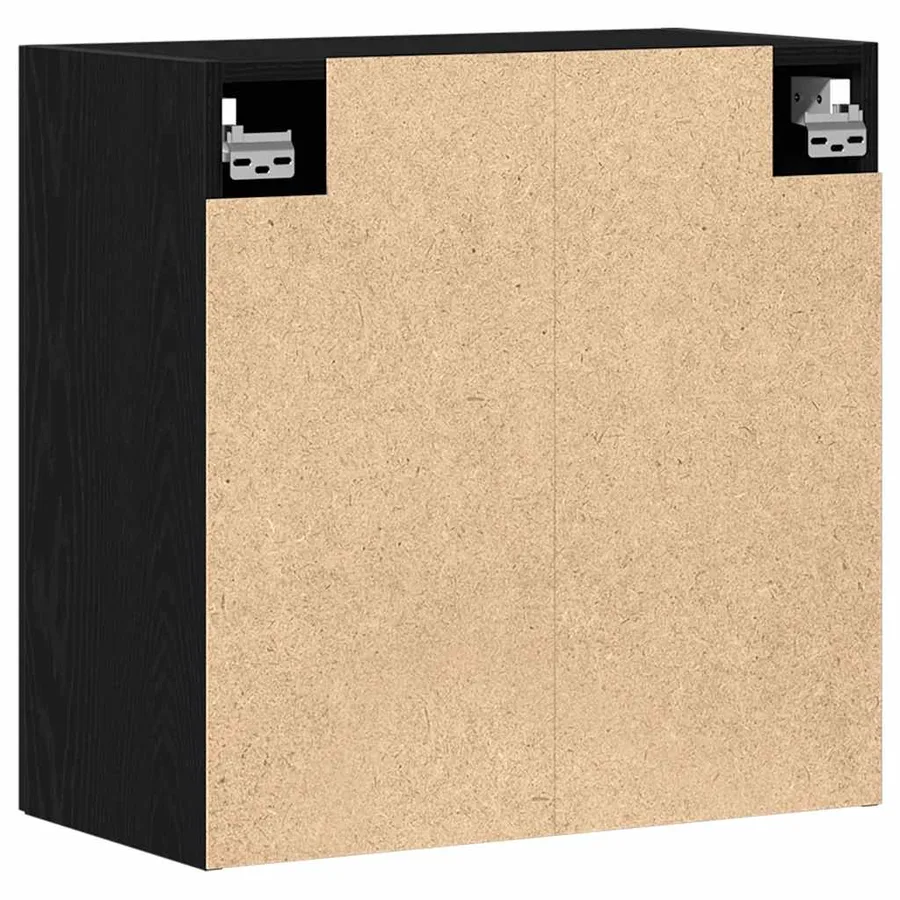 Armoire murale en chêne noir 60 x 31 x 60 cm Bois d'ingénierie - 8