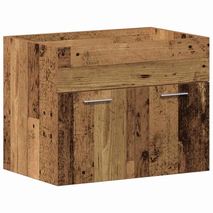 Armoire de salle de bain Bois ancien 60 x 38,5 x 46 cm - 5