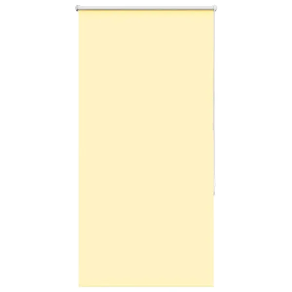 Store enrouleur occultant jaune largeur du tissu 60,7 cm