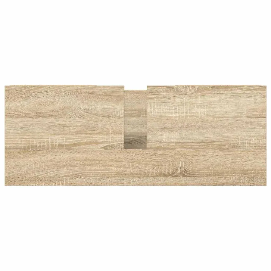Meuble sous-vasque avec tiroirs chêne sonoma 90x34,5x60 cm - 9
