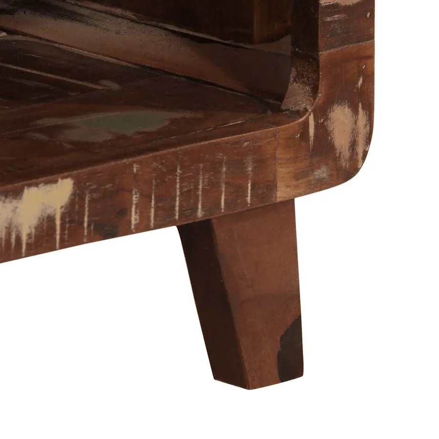 Meuble TV 105x46x32 cm Bois massif de récupération - 5