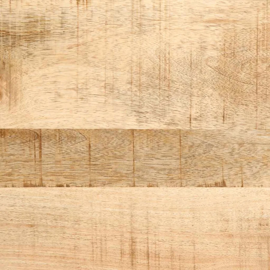 Table de chevet 40x32x46 cm bois de manguier massif brut - 10