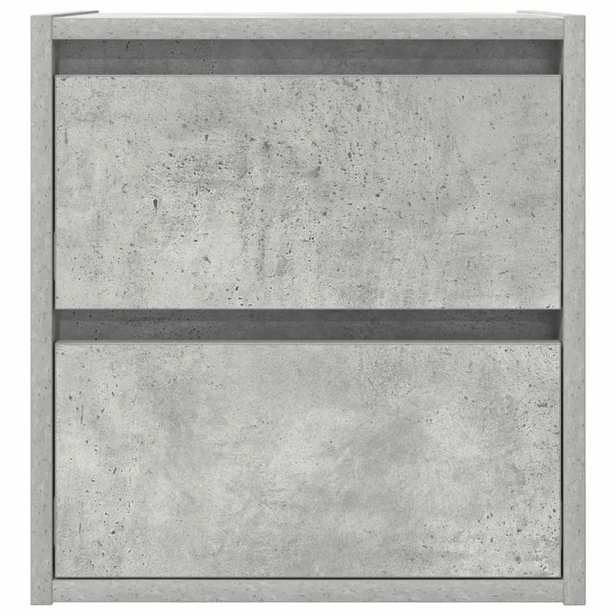 Tables de chevet murales 2 pcs gris béton 38x34x40 cm - 7