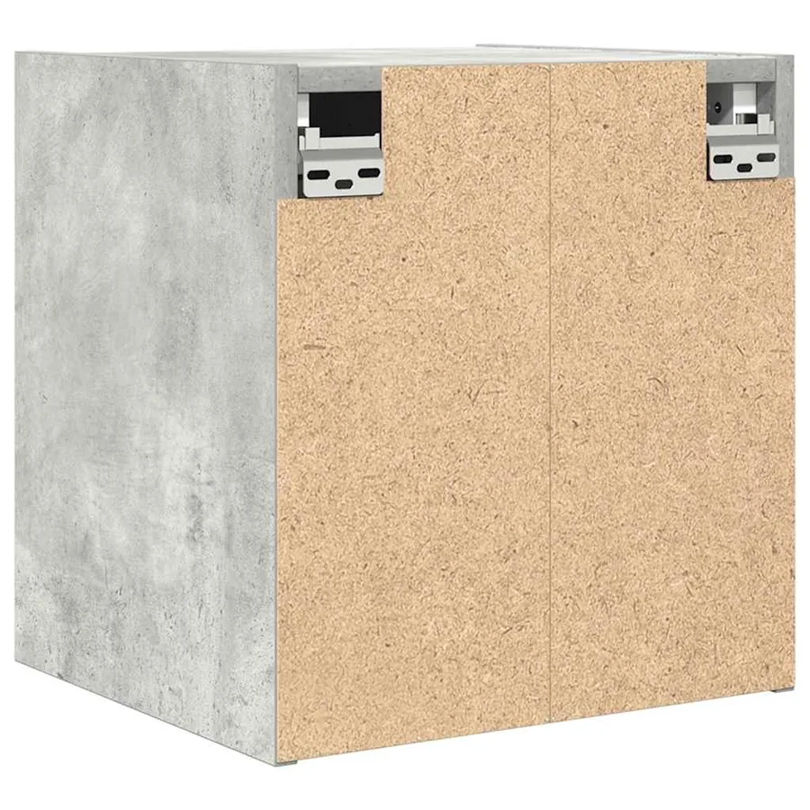 Tables de chevet murales 2 pcs gris béton 38x34x40 cm - 9