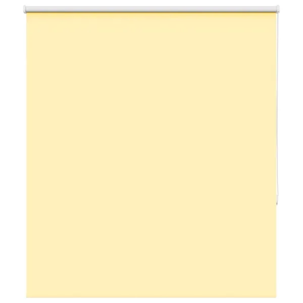 Store enrouleur occultant jaune largeur du tissu 136,6 cm