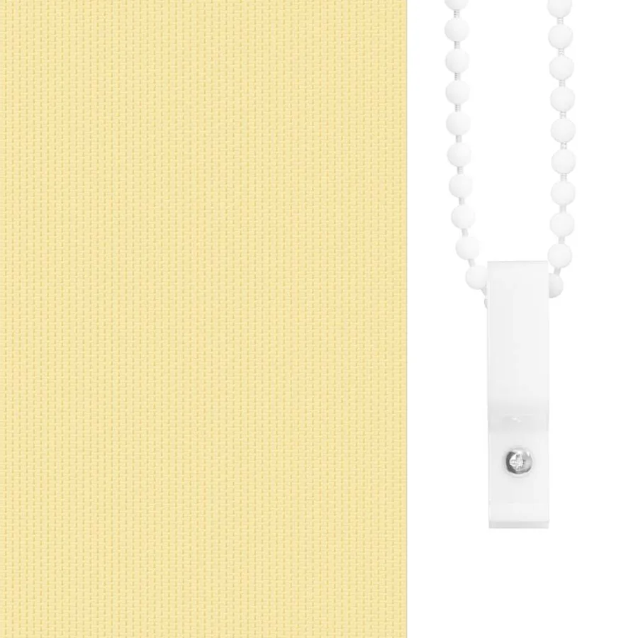 Store enrouleur occultant jaune largeur du tissu 70,7 cm - 10