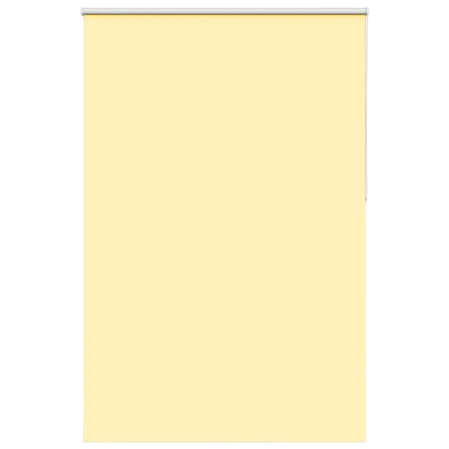 Store enrouleur occultant jaune largeur du tissu 141,6 cm