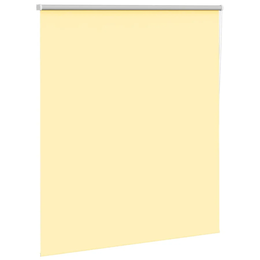 Store enrouleur occultant jaune largeur du tissu 131,6 cm - 3
