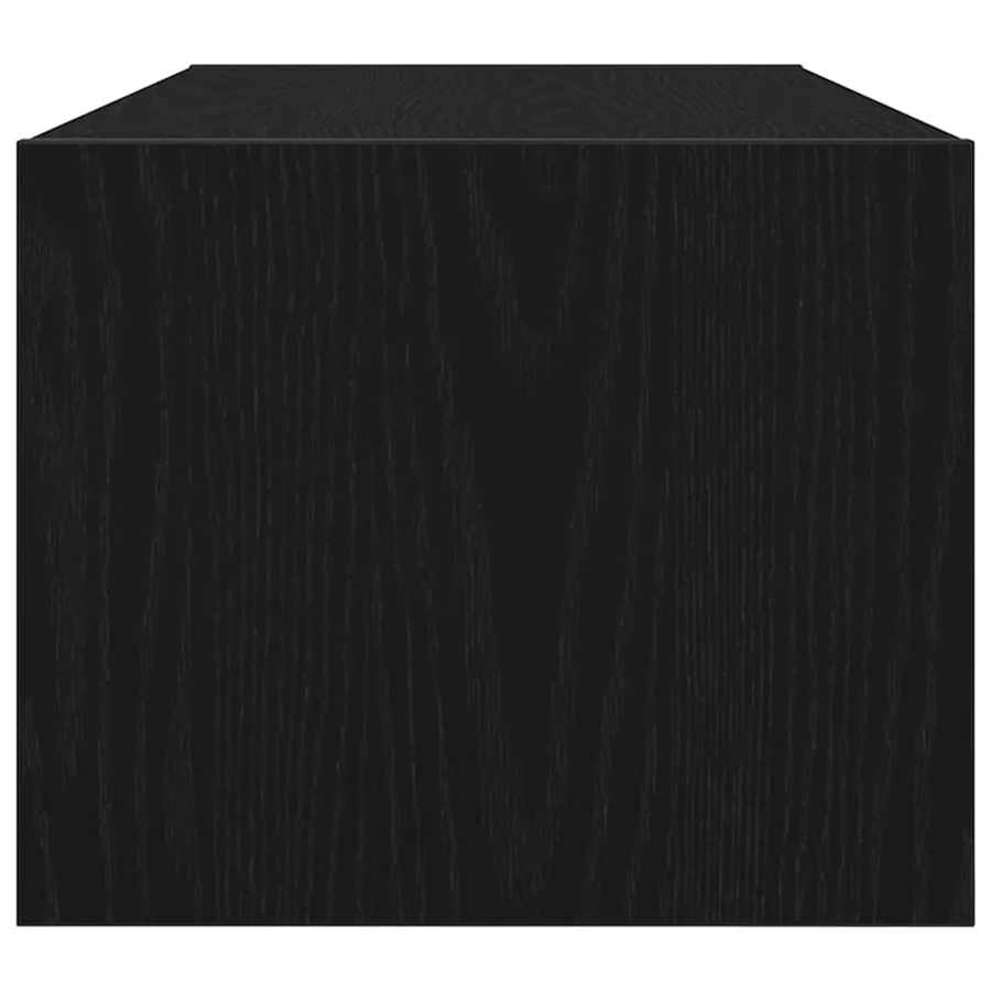 Meuble TV 2 pcs chêne noir 80x31x25,5 cm bois d'ingénierie - 8