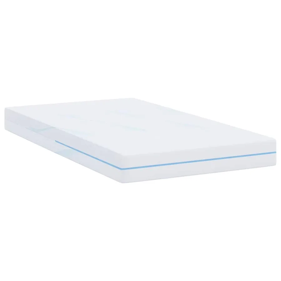Matelas Moyennement ferme 90 x 200 cm Blanc - 5