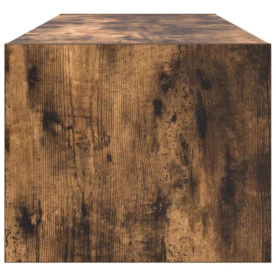Meubles TV 2 pcs chêne fumé 100x31x25,5 cm bois d'ingénierie - 8