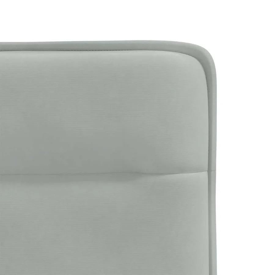 Chaises à manger lot de 2 Gris clair Velours - 7