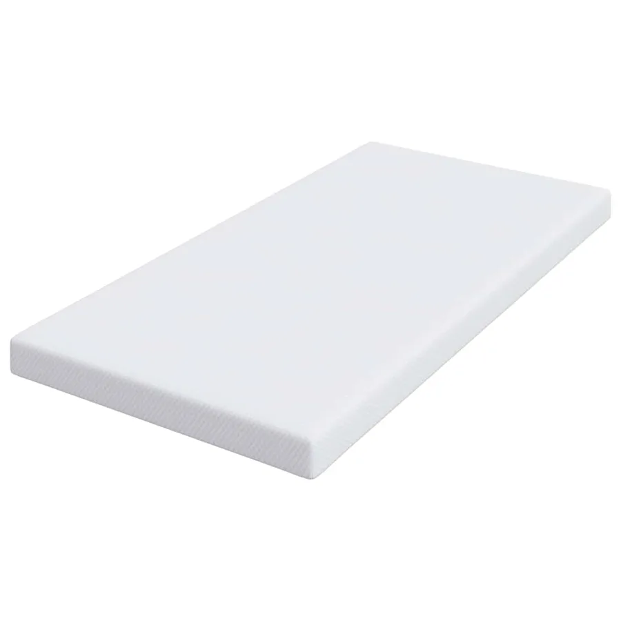 Surmatelas en mousse à mémoire 90 x 190 cm Thick Doux Blanc - 4