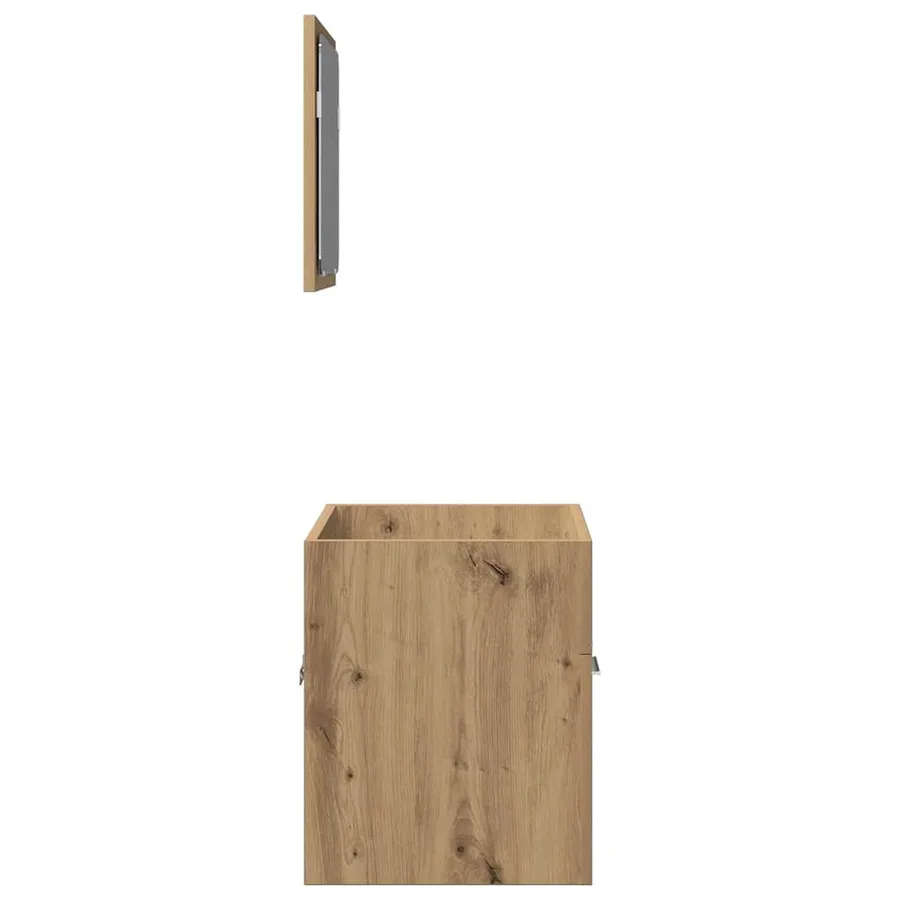 Ensemble de meubles salle de bain 2 pcs bois d'ingénierie - 7