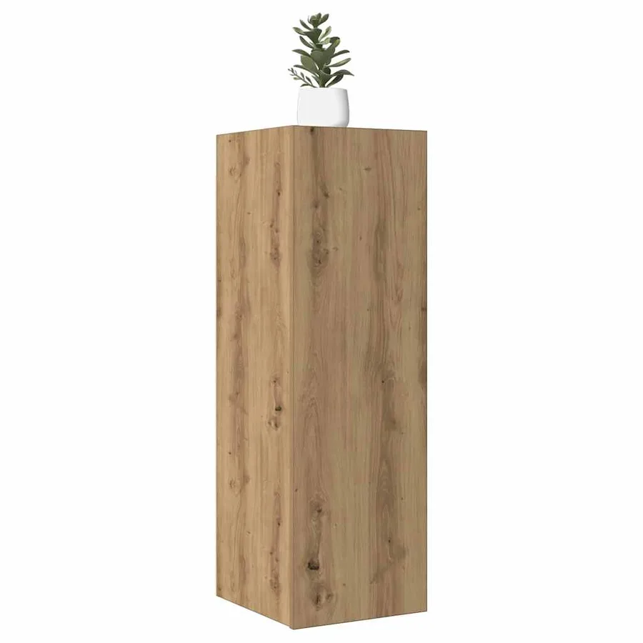Meubles TV 2 pcs chêne artisanal 30,5x30x90cm bois d'ingénierie - 3