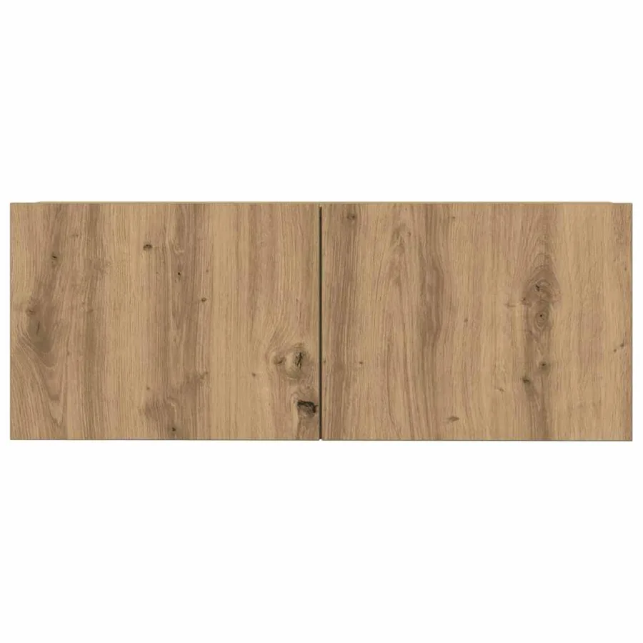 Ensemble de meuble TV mural 7 pcs chêne artisanal - 6