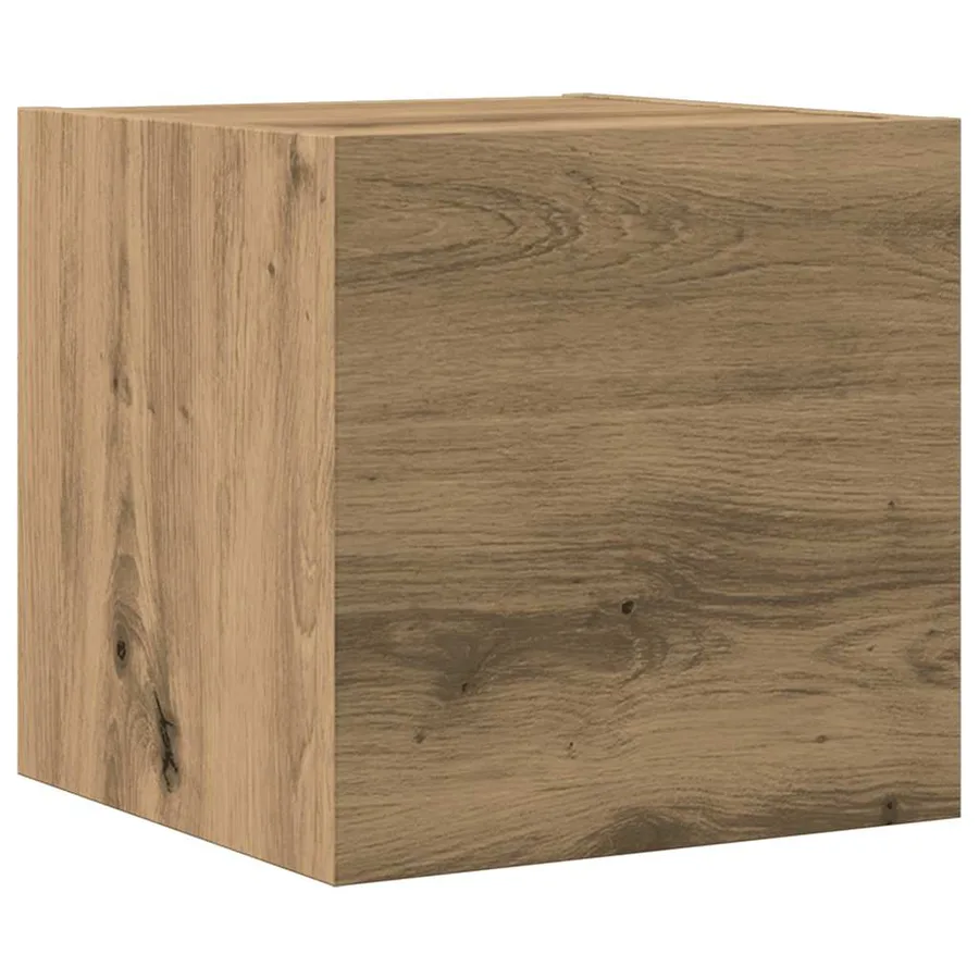Ensemble de meuble TV mural 4 pcs chêne artisanal - 7