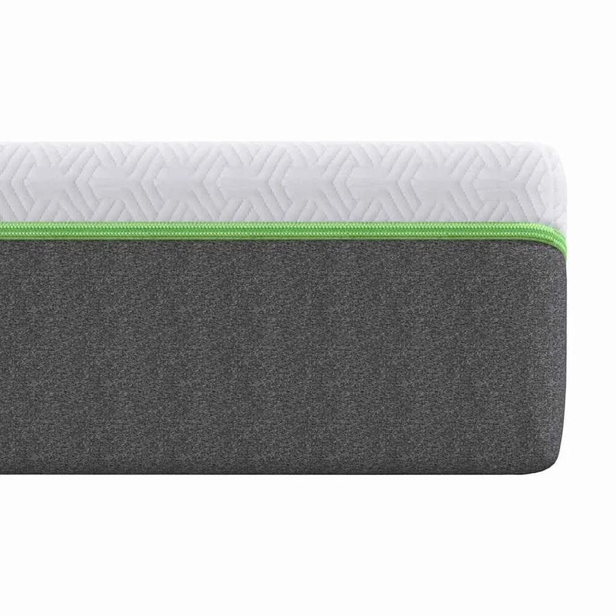 Matelas Blanc et Gris 80 x 200 cm Tissu jacquard - 6