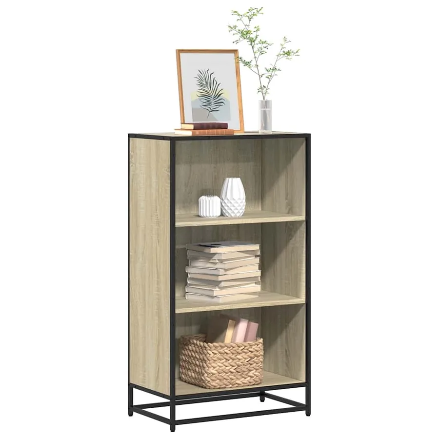 Bibliothèque chêne sonoma 60x35x107,5 cm bois d'ingénierie