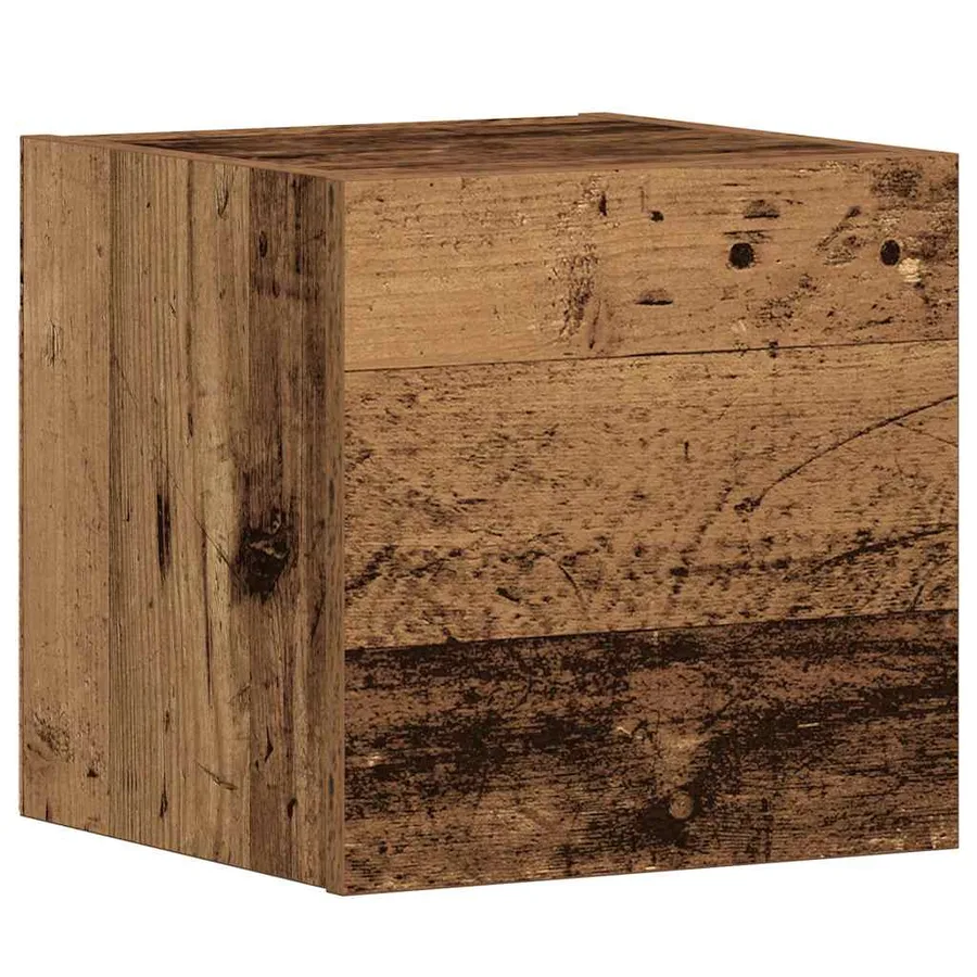 Meubles TV muraux 3 pcs vieux bois bois d'ingénierie - 6