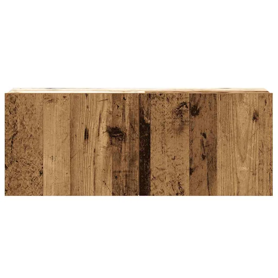 Ensemble de meuble TV mural 5 pcs vieux bois bois d'ingénierie - 5