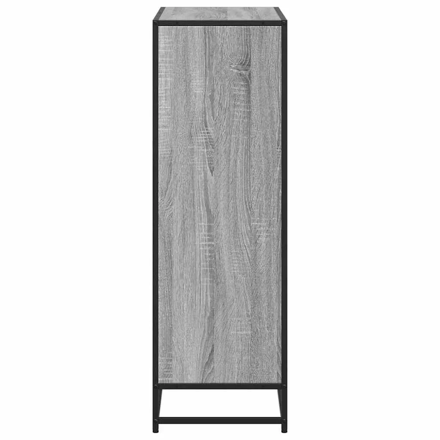 Bibliothèque sonoma gris 80,5x35x107,5 cm bois d'ingénierie - 5