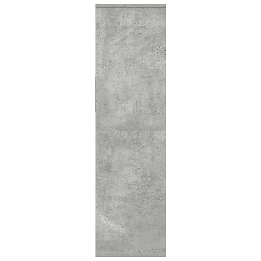 Bibliothèque gris béton 34x31x112 cm bois d'ingénierie - 5