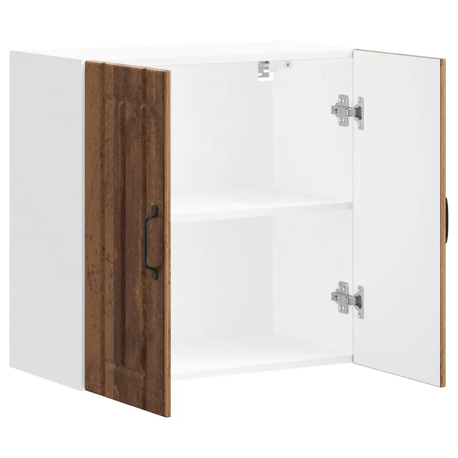 Armoire murale de cuisine Lucca vieux bois bois ingénierie - 6