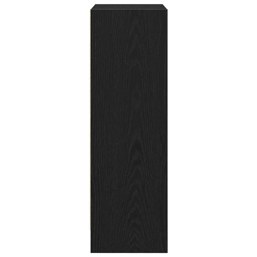 Bibliothèque chêne noir 40x24x76 cm bois d'ingénierie - 6