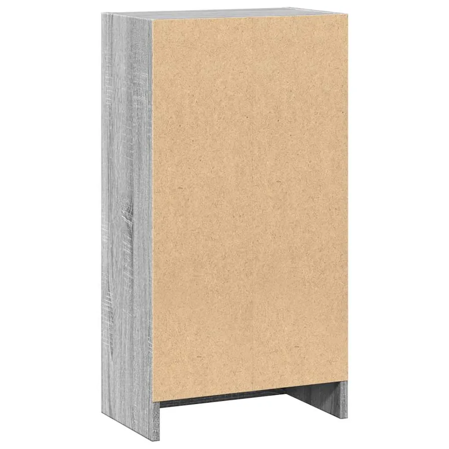 Bibliothèque sonoma gris 40x24x76 cm bois d'ingénierie - 5