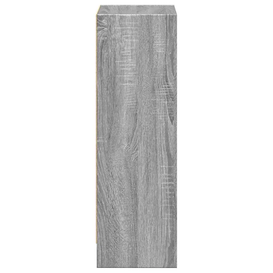 Bibliothèque sonoma gris 40x24x76 cm bois d'ingénierie - 6