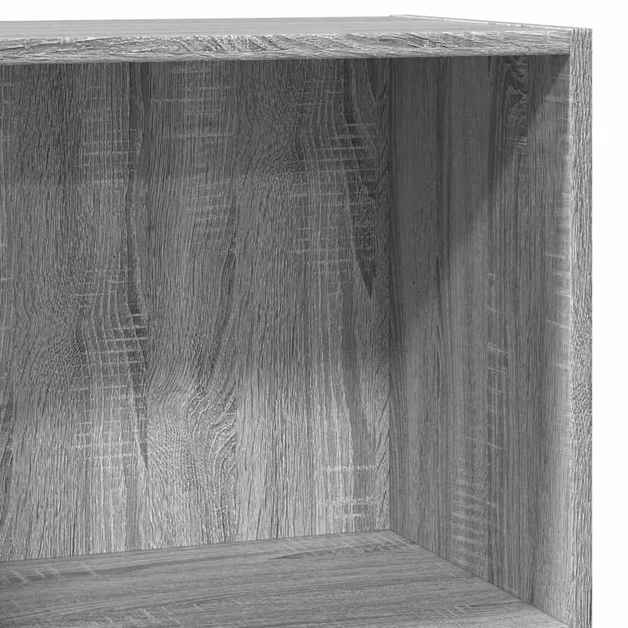 Bibliothèque sonoma gris 40x24x76 cm bois d'ingénierie - 7
