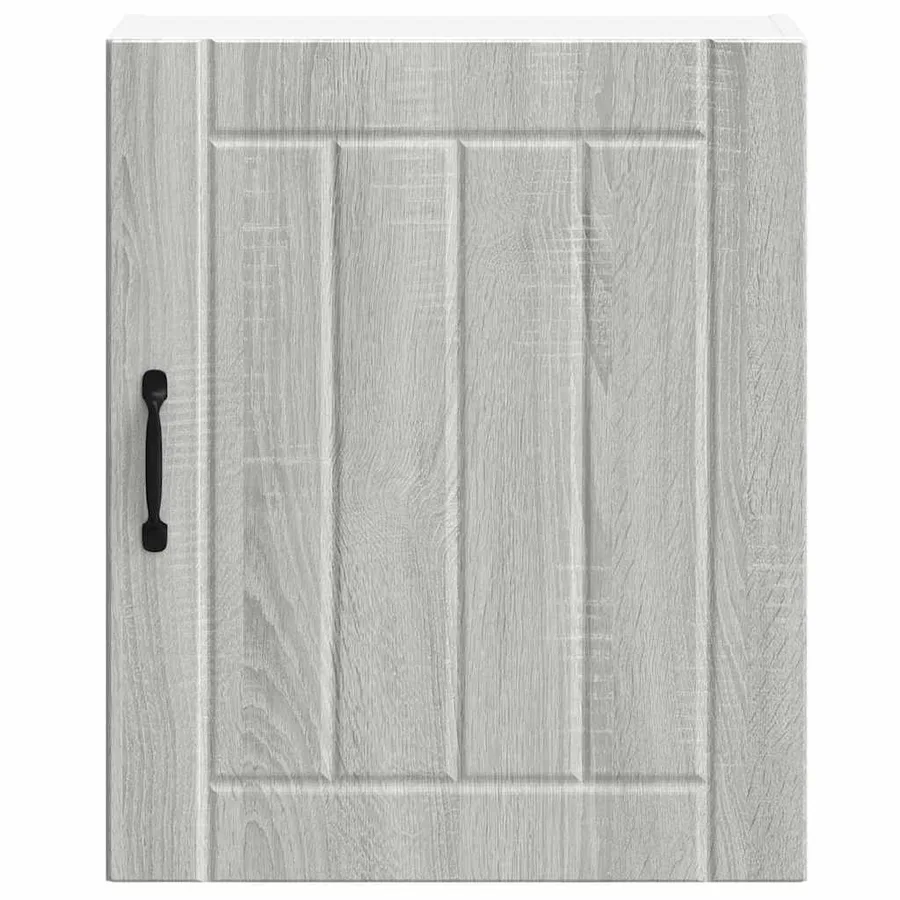 Armoires murales de cuisine 2 pcs Lucca Gris Sonoma en bois d'ingénierie - 6