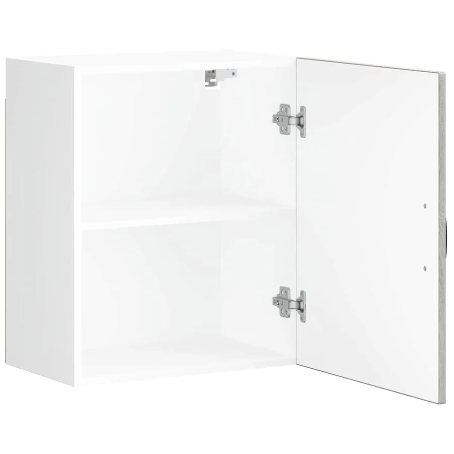 Armoires murales de cuisine 2 pcs Lucca Gris Sonoma en bois d'ingénierie - 7