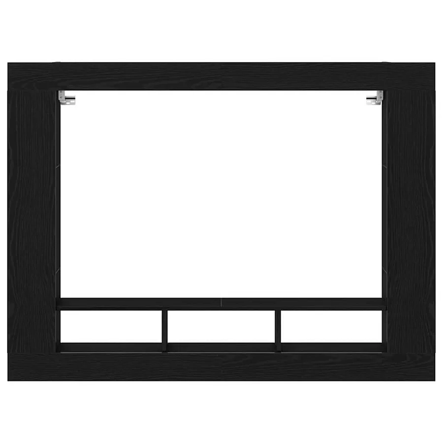 Meuble TV Chêne noir 152 x 22 x 113 cm Bois d'ingénierie - 5