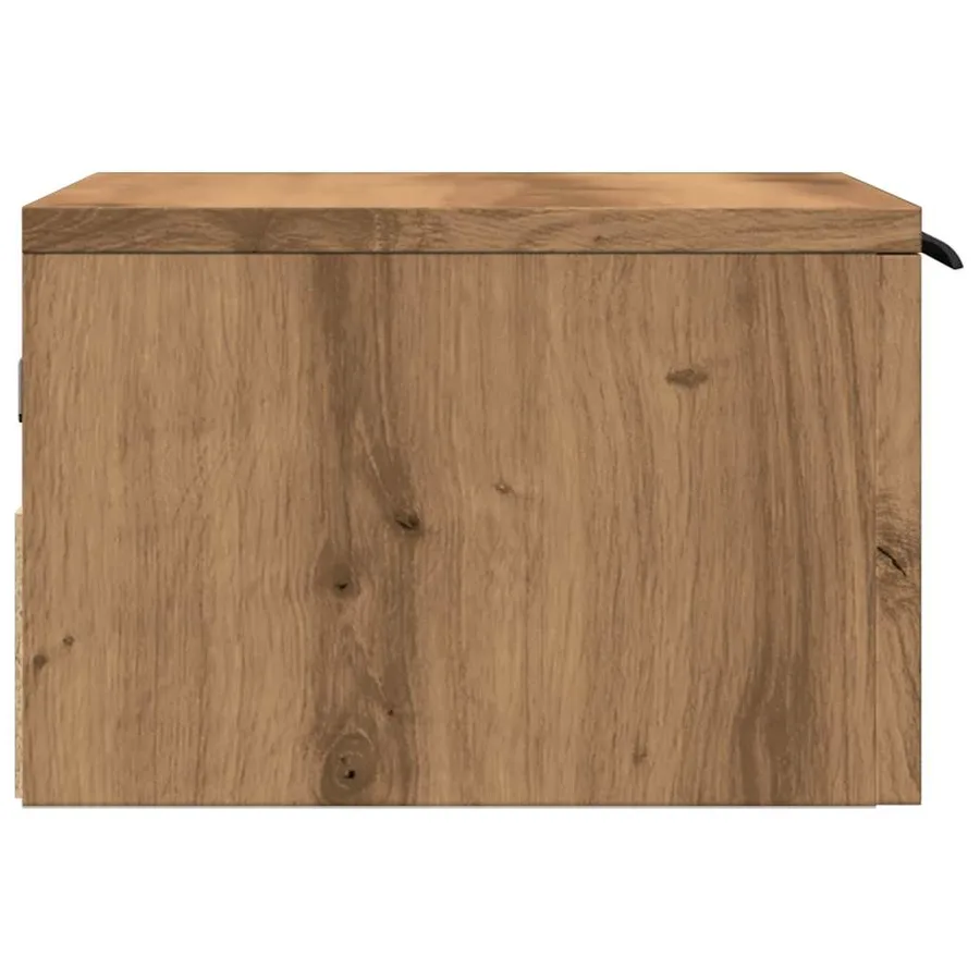 Tables de chevet murales 2 pcs chêne artisanal 34x30x20 cm - 7