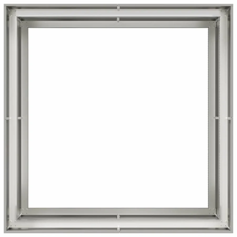 Jardinière 100x100x80 cm acier inoxydable - 5