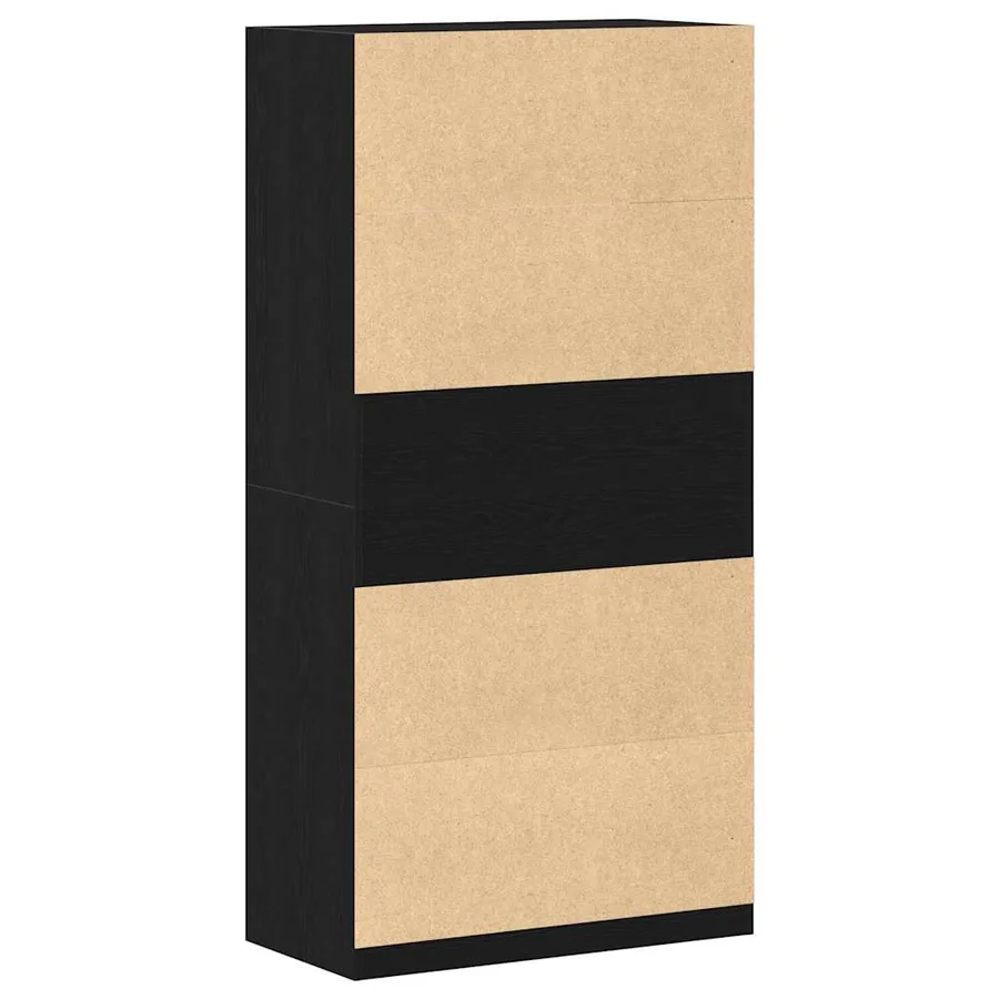 Armoire Chêne noir 100 x 50 x 200 cm Bois d'ingénierie - 5