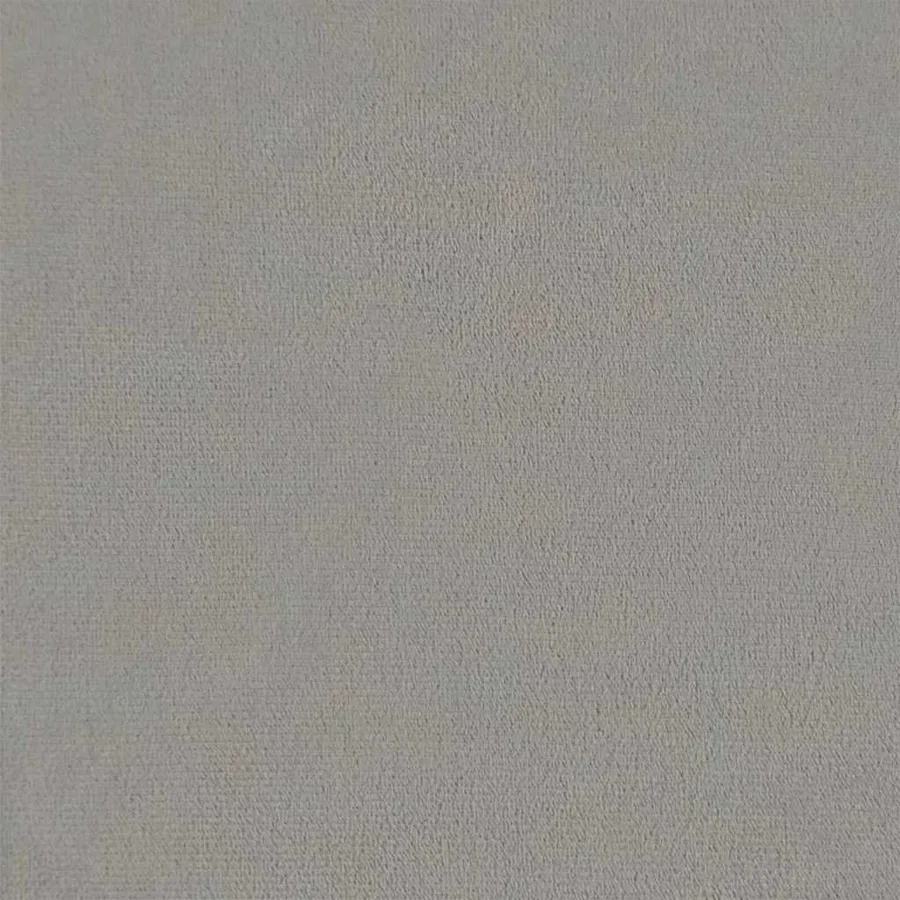 Chaise à bascule avec tabouret en velours gris clair - 10