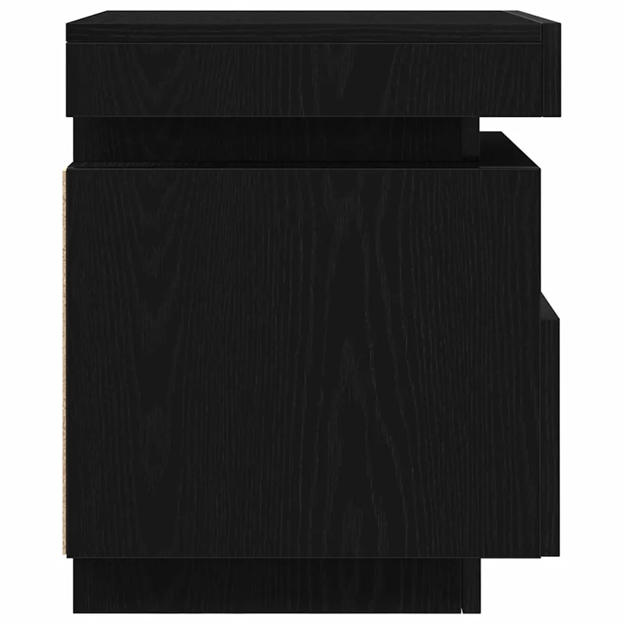 Cabinet de chevet 2 pcs Chêne noir 40 x 39 x 48,5 cm - 10