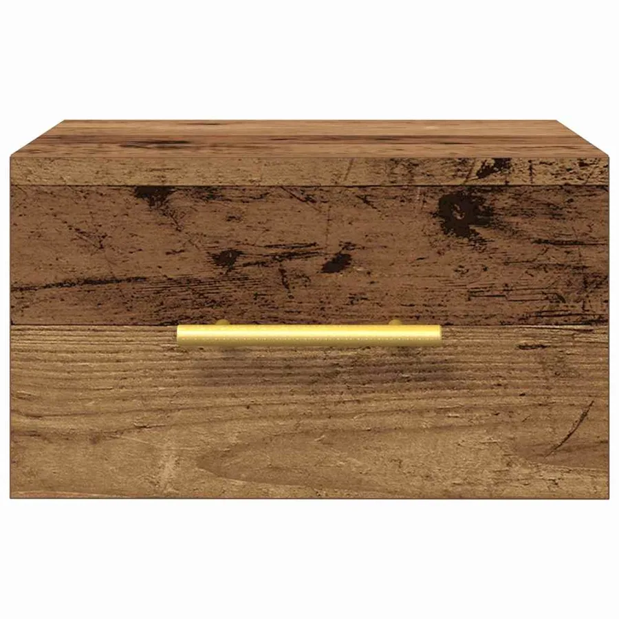 Cabinet de chevet Bois ancien 35 x 35 x 20 cm Bois d'ingénierie - 6