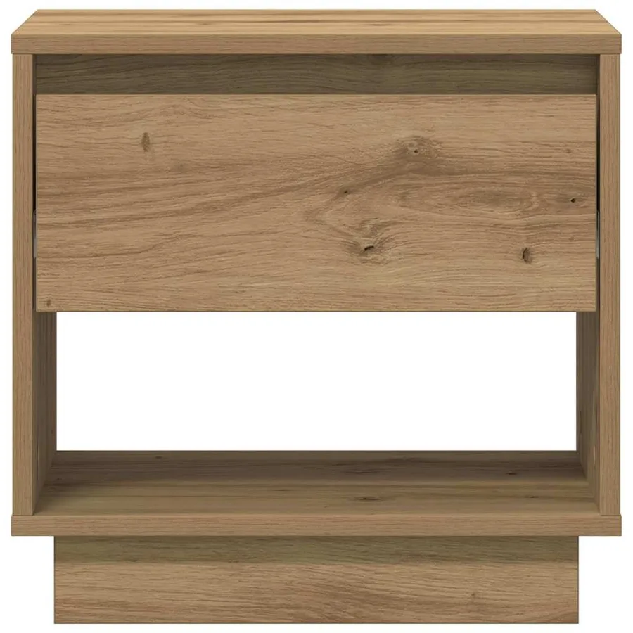 Table de nuit Chêne artisanal 45 x 34 x 44 cm Bois d'ingénierie - 6