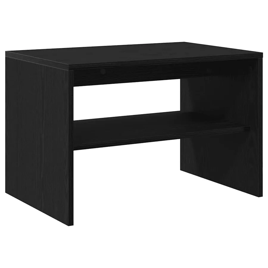 Meuble TV chêne noir 60x40x40 cm bois d'ingénierie - 7