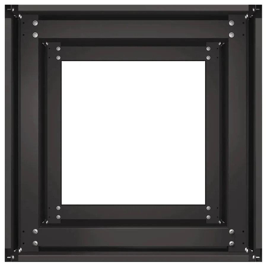 Jardinière noir 40x40x80 cm acier laminé à froid - 5