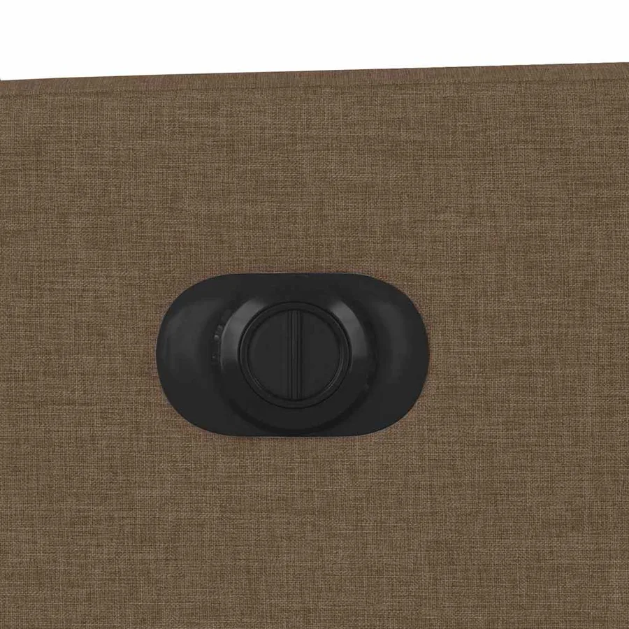 Fauteuil inclinable de massage électrique Marron Tissu - 13