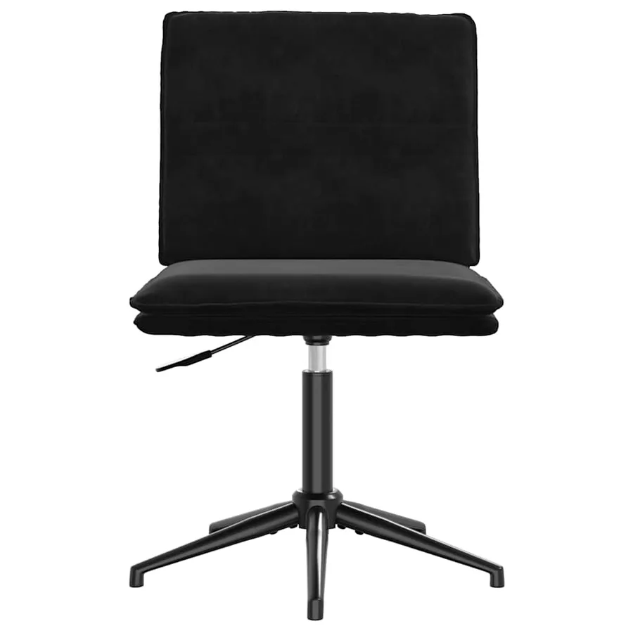 Chaises à manger lot de 4 Noir Velours - 4