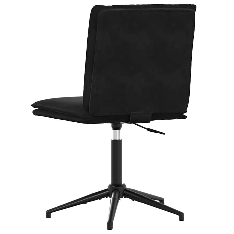 Chaises à manger lot de 4 Noir Velours - 6