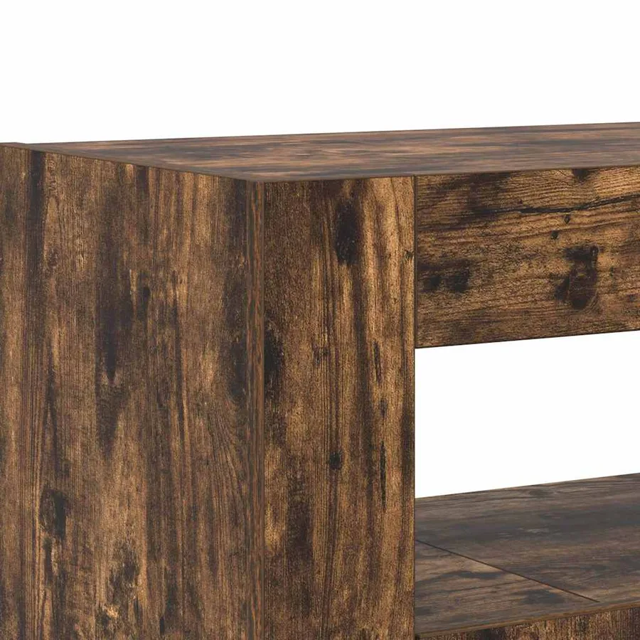 Buffet Chêne fumé 116 x 30 x 75 cm Bois d'ingénierie - 10
