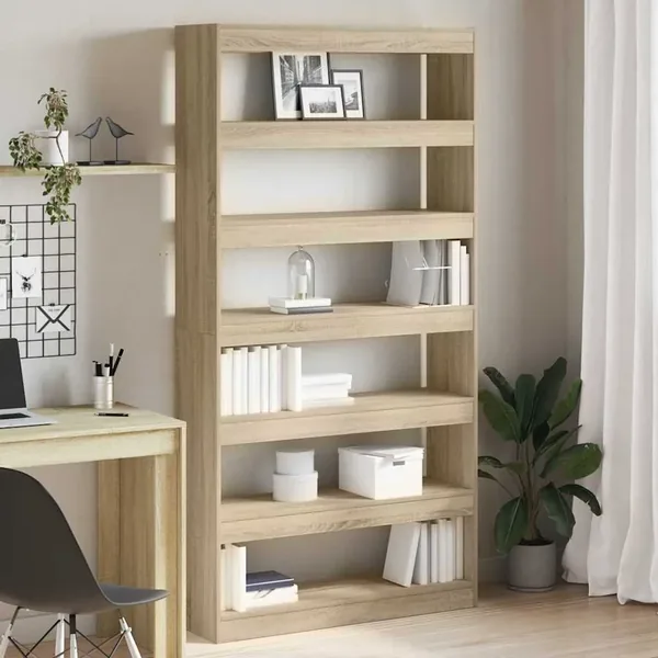 Bibliothèque Chêne Sonoma 100 x 30 x 198 cm Bois d'ingénierie