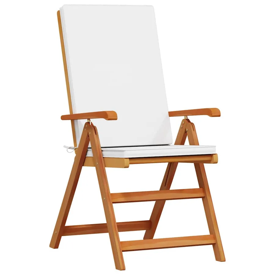 Chaise de jardin 8 pcs Marron et blanc 57 x 71,5 x 104 cm - 4